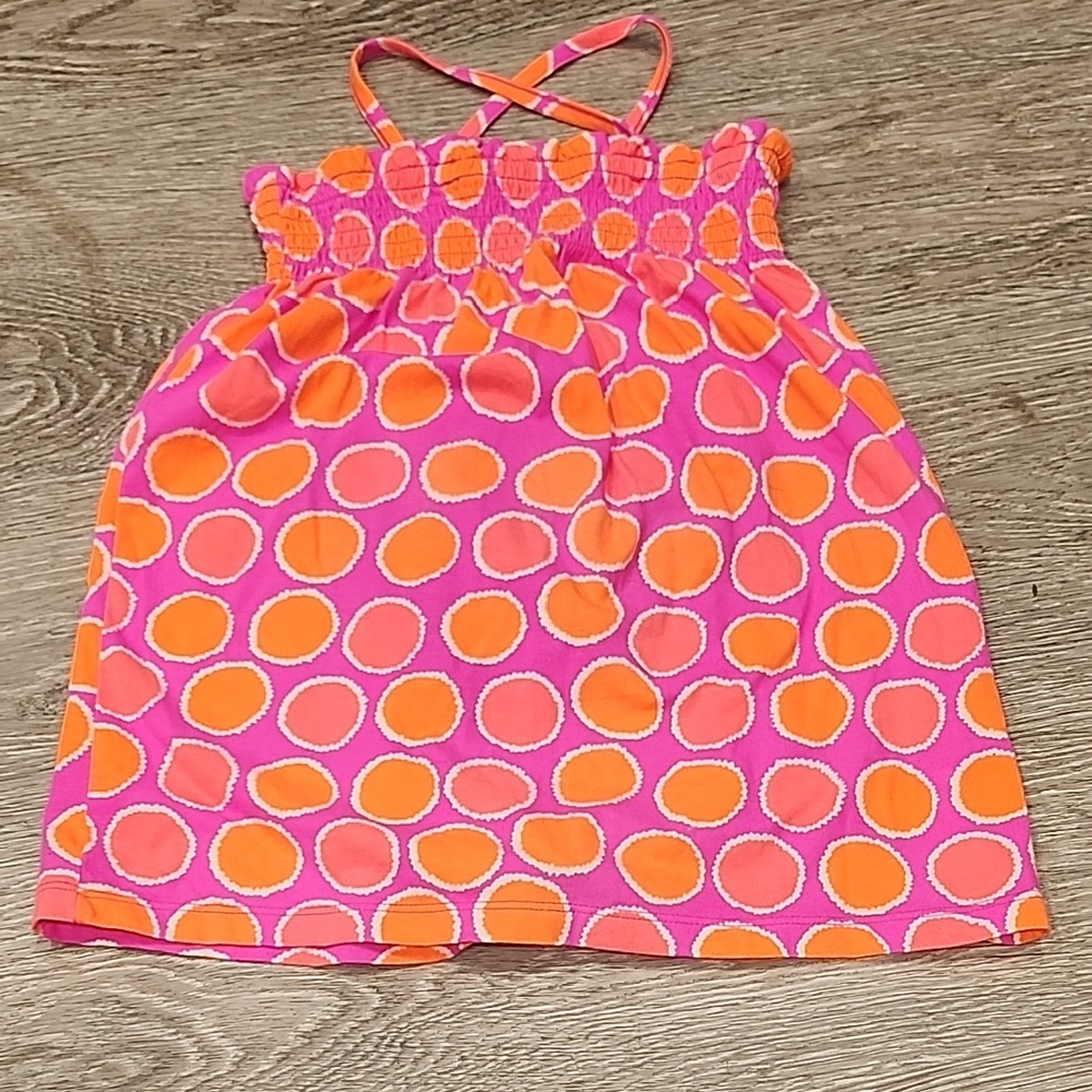 GAP Kids Dress in Pink with Orange Dots